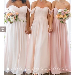 Revelry Kennedy Chiffon Convertible Dress
Color: First Kiss, Size: 6